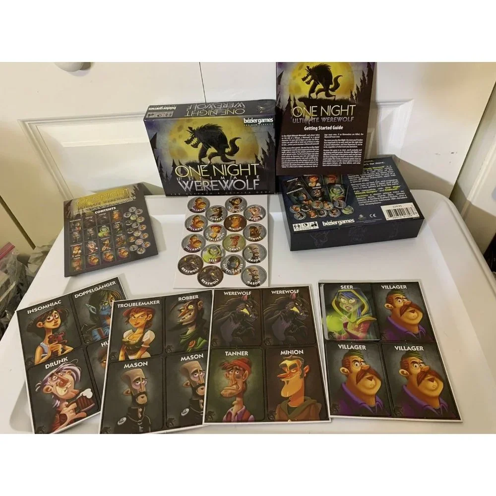 One Night Ultimate Werewolf Bezier Games |10 minute game | 8+ | for 3-10 Players